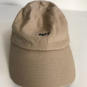 Obey Jumble Bar Khaki Dad Hat